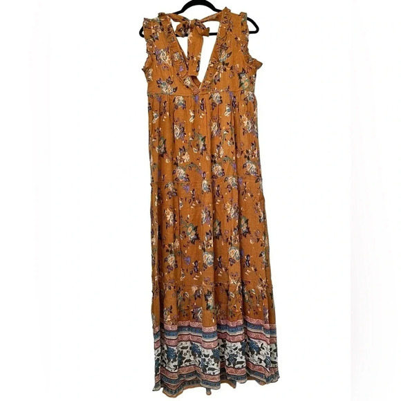 RAGA NWT Morning Glories bohemian maxi dress - Picture 7 of 7